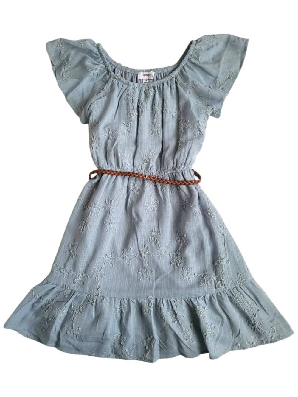 Speechless Girls 8 Slate Embroidered Dress NWT – Special Occasion Dressy